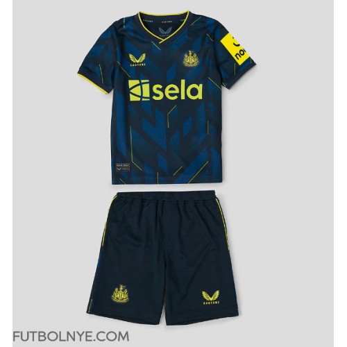 Camiseta Newcastle United Tercera Equipación para niños 2023-24 manga corta (+ pantalones cortos)
